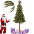 Obrazek Choinka sztuczna PE Świerk na pniu 220 cm