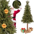 Obrazek Choinka sztuczna PE Świerk na pniu 220 cm