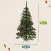 Obrazek Choinka sztuczna jak żywa Świerk kaukaski Premium 250 cm
